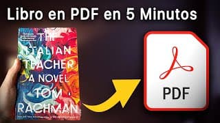 Cómo Convertir Un Libro En Papel En Pdf En 5 Minutos