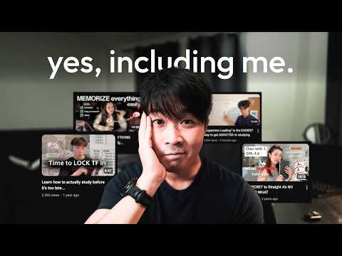 You Should Stop Watching Study Youtubers. (yes, Even Me.)