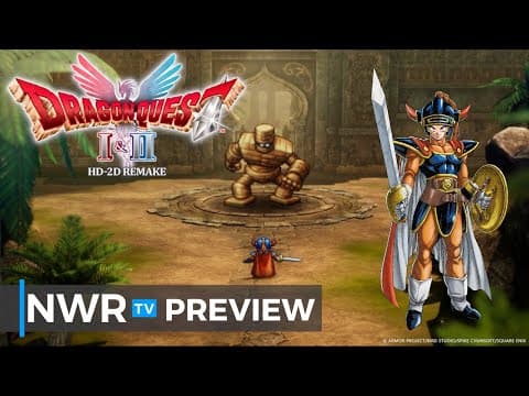 Dragon Quest 1 + 2 Hd-2d Remake (switch 2) Hands-on Preview