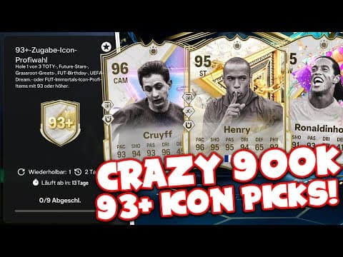 Crazy 900k 93+ Icon Picks! Doch Lohnt Er Sich?! In Ea Fc 25