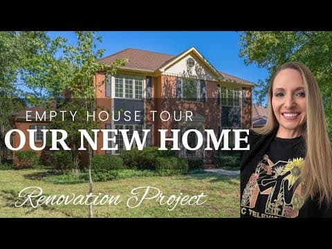 Our New Home 🏡 | Empty House Tour + Full Renovation Project Begins