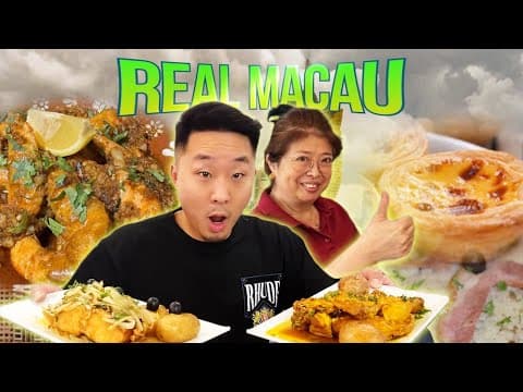 You Never Had Real Macau Food (macao Trip)