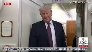 Watch: President Trump Speaks To Press On His Way Back To The U.s. - 01/23/26