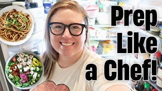 ⏱️meal Prep W/ Me In Less Than 1 Hour To Make 8 Meals!