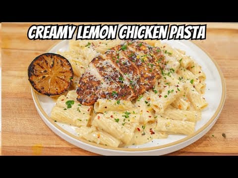 My Favorite Weeknight 30 Minute Pasta Dinner! (creamy Lemon Chicken Pasta)