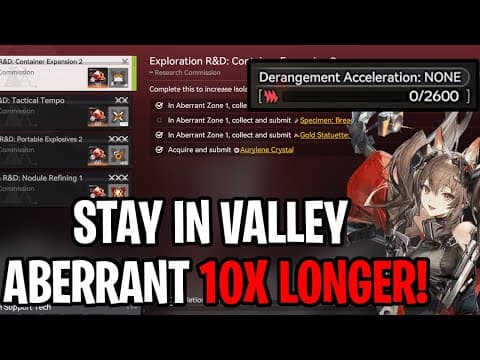 Last Longer In Aberrant Valley! Do This Asap To Complete Fast! [arknights: Endfield]