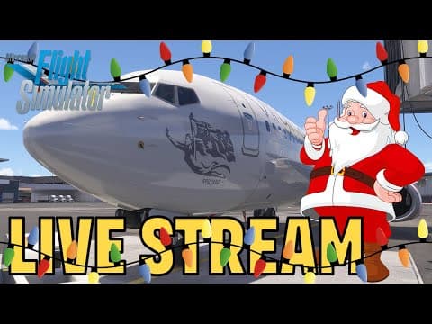 Microsoft Flight Simulator 2024  - Santa Has Become Part Of The Crew