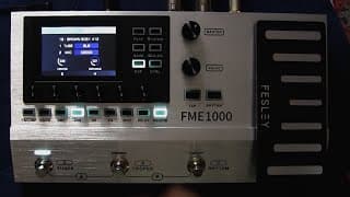 Fesley Fme1000 Multi-effects Pedal - Review & Sound Test!