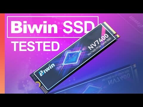 Testing My First Biwin Ssd! — Biwin Black Opal Nv7400 2tb