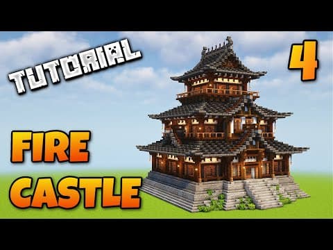 Fire Castle | Minecraft Tutorial - Part 4