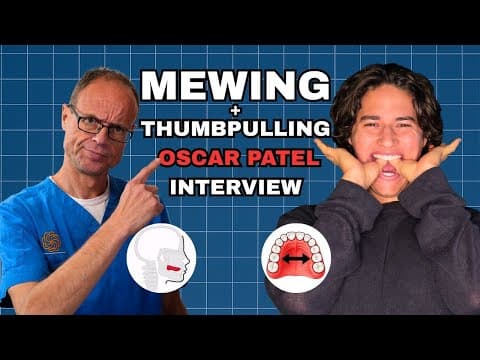 Dr Mike Mew Interviews Oscar Patel: The Truth About Thumb Pulling [part 1]