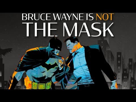 Bruce Wayne Is Not The Mask (batman)