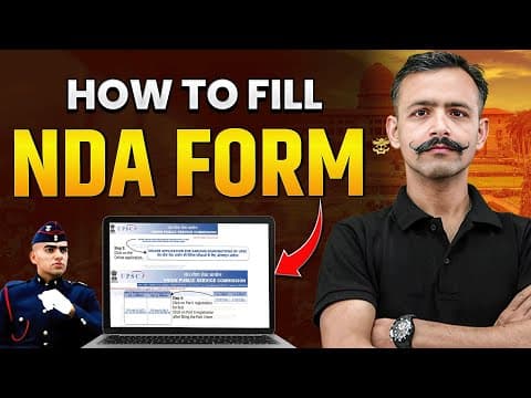 How To Fill Nda Form 2026 Step By Step 📑 |upsc Nda (i) 2026 Online Application Process| Eligibility