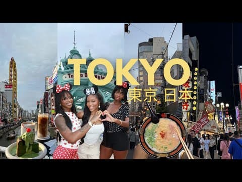 Japan Travel Vlog | Shibuya Nights, Disney Sea, Ninja Class & More