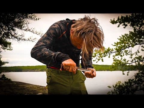 I Cut All My Long Hair Off With A Belt Knife