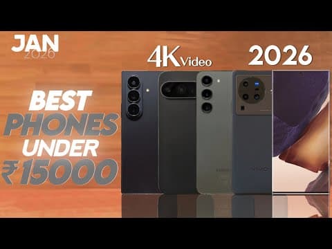 Top 5 Camera Mobiles Under 15000 January 2026 | Best Camera Phone Under 15000 | Phone Under 15000