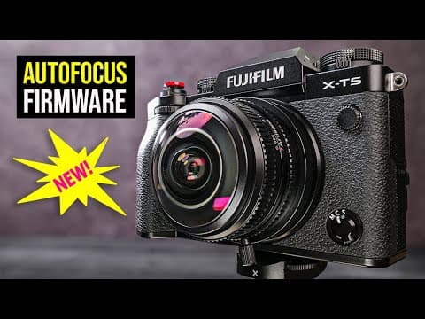 Fujifilm Autofocus Firmware Announced