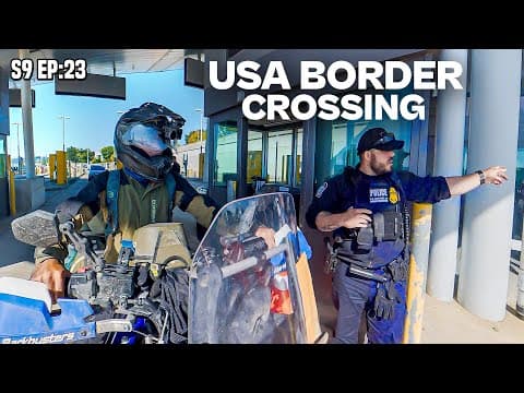 What Happened at the USA Border Surprised Me 🇺🇸 S9 EP 23 | Pakistan to Americas Motorcycle