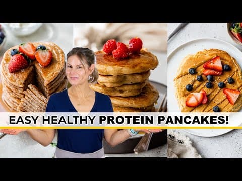 Delicious Protein Pancakes | Healthy High Protein Breakfast Recipes