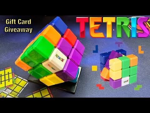 Rubik's Tetris Cube Unboxing And Solve + Giveaway