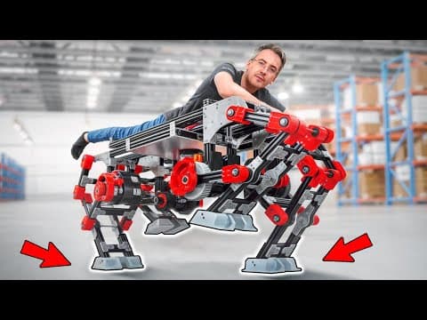 Building A Walking Machine I Can Ride On!