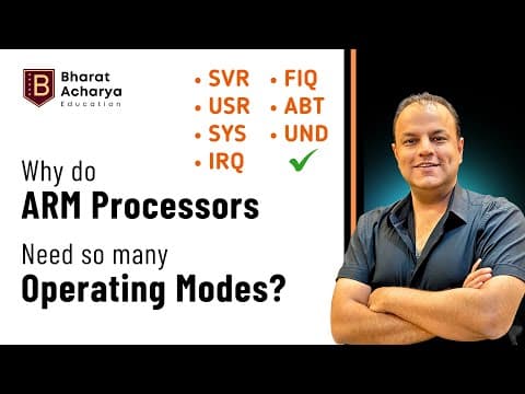 Arm Processor Operating Modes Explained With Examples| Bharat Acharya Education