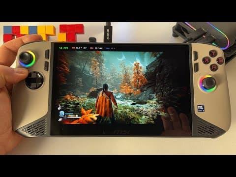 Banishers Ghosts of New Eden | MSI Claw 8 AI+ gameplay | OneXGPU AMD Radeon RX 7600M XT