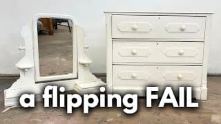 Unpainting Antique | This Antique Dresser Restoration Didn't Go As Planned!