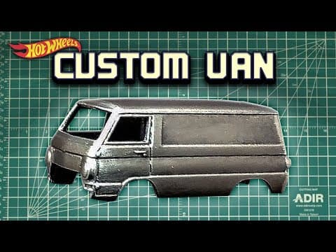 I Made A Wicked Van - Hot Wheels Custom - Sick Flames