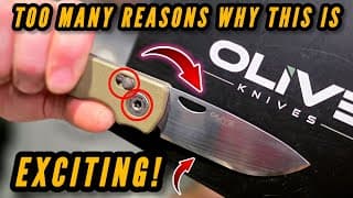 "this Knife Will Out Perform Everything!" Olive Lenta With Tungsten Carbide Blade