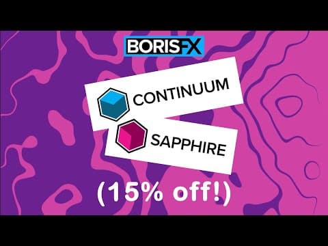 Boris Fx Transitions Are Great (and You Can Get 15% Off)