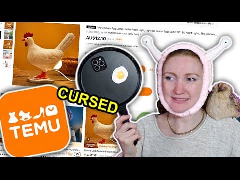 A Very Cursed Temu Haul (2024) *not Sponsored Temu Review*