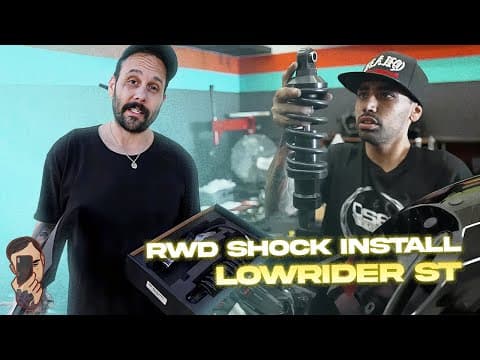 Moto Vlog: Rwd Shock Install On A Lowrider St