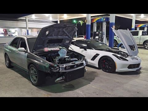 Chef's Built 2003 Subaru Wrx Pt6466 Turbo E85 Vs 2017 C7 Corvette Z06 Magunson 2.65 Supercharger E85