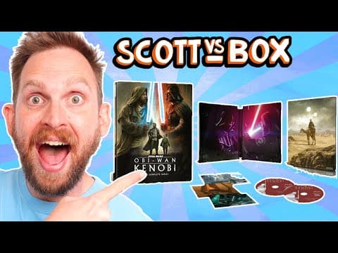 Star Wars Obi-wan Kenobi The Complete Series 4k Ultra Hd Collector's Edition Steelbook Unboxing