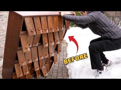 The Most Unique Piece I've Ever Found (seriously)... Building 40 Drawers From Scratch