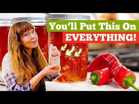 🌶️ 15-minute Red Pepper Jelly Recipe | Easy Sweet & Spicy Appetizer