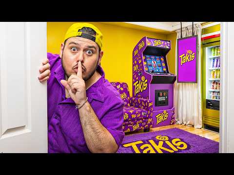 We Built A Secret Takis Room
