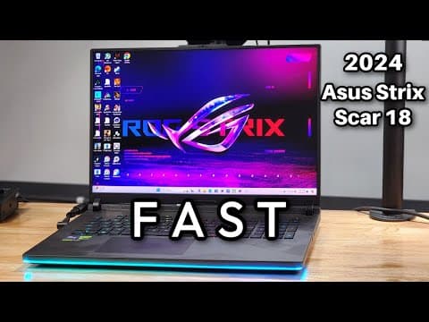 Asus Rog Strix Scar 18 Review -  The Fastest Laptop Tested!
