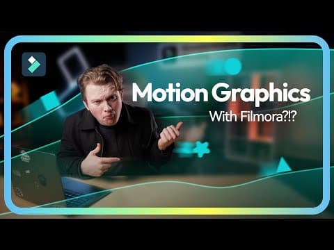 No Motion Skills? No Problem 🚀 Animate Faster With Filmora 15 Presets