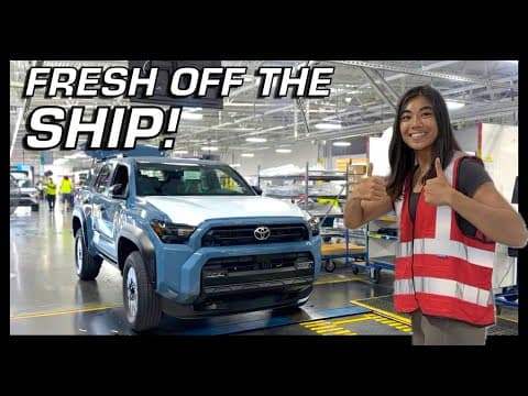 What Happens Inside Toyota’s Port At Long Beach (seeing My New 4runner Fresh Off The Ship!)
