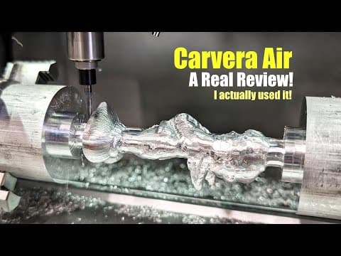Carvera Air Desktop Cnc... A Real Review!