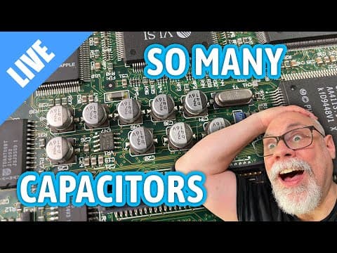 Recapping A Vintage Display Card  [live]