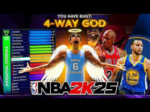 New "4-way God" Build Is The Best Build In Nba 2k25! *new* Best Game Breaking Build In Nba 2k25