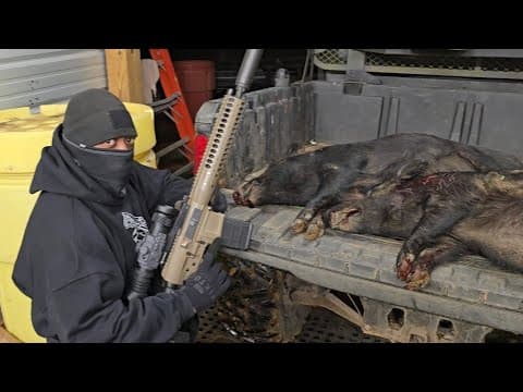 Providing For My Family Before The Snow Storm Hits(we Eat What We Harvest)@armasight_usa