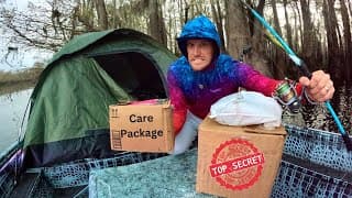 2 Days Eat Only What I Catch In The Swamp Using Only Subscriber Baits!