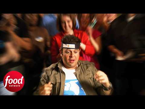 Adam Richman Beats The Spicy Tuna Hand Roll Challenge (bushido) | Man V. Food