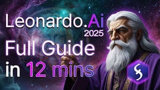 Leonardo Ai - Tutorial For Beginners In 12 Mins!  [ Full Guide 2025 ]