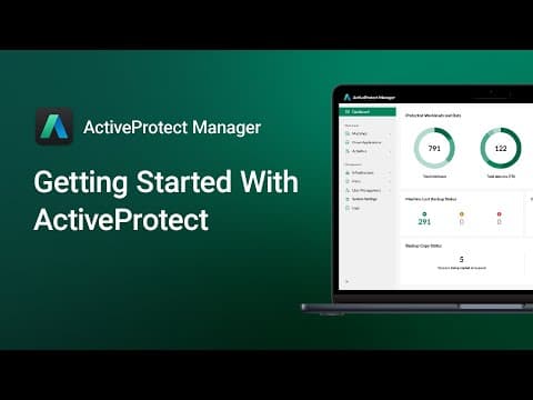 Getting Started With Activeprotect | Synology