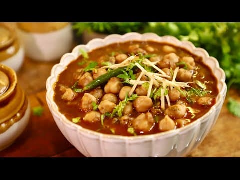 এই একটি উপকরণের জন্য স্বাদ রং সব বদলে যাবে || Chana Masala Pure Veg Recipe